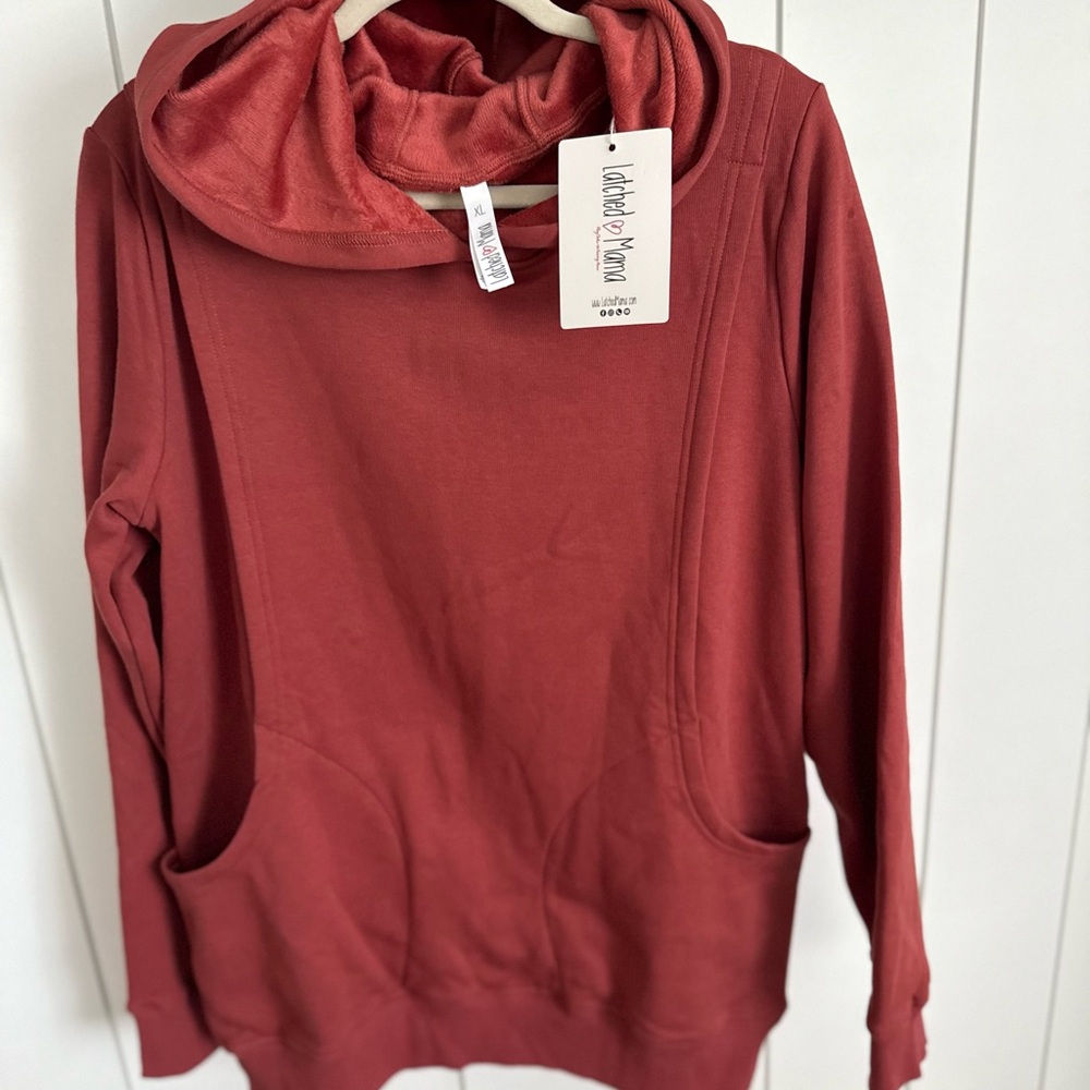 New Latched Mama Harbor Nursing Pullover Size XL - Picture 6 of 6